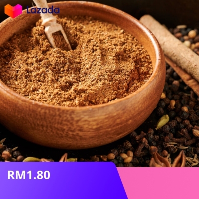 Rempah Spice Garam Masala Fine Powder Serbuk Cinnamon Cassia Bark