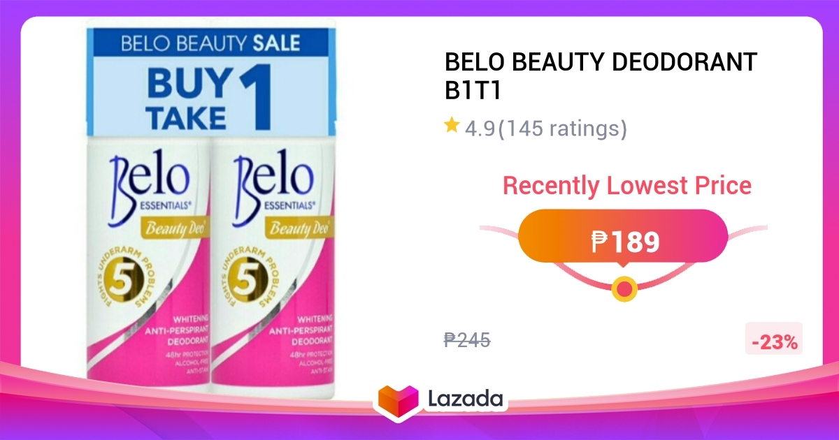 Belo Beauty Deodorant B T