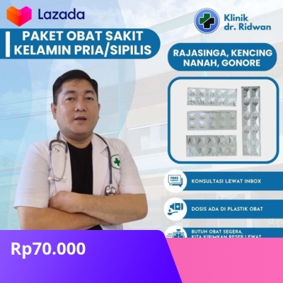 Paket Obat Sakit Kelamin Gonore Sipilis Raja Singa Kencing Nanah