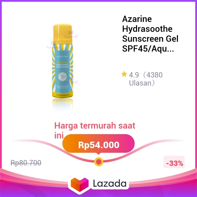 Azarine Hydrasoothe Sunscreen Gel Spf Aqua Essence Sun Shield Serum