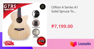 Clifton A Series A Solid Spruce Top Acoustic Guitar No Frills Just Tone