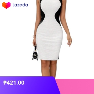 Two Tone Bodycon Dress