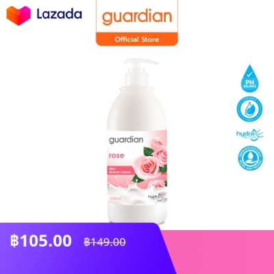 ครมอาบนำการเดยนโรสซลก 1 ล GUARDIAN ROSE SILKY SHOWER CREAM 1L