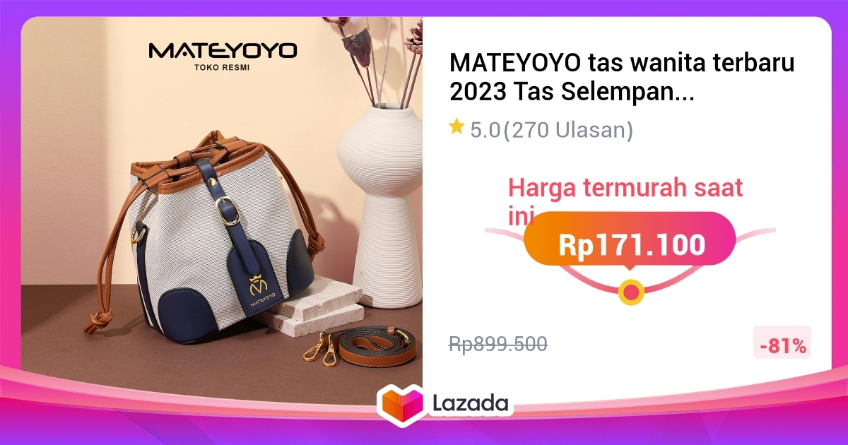 MATEYOYO Tas Wanita Terbaru 2023 Tas Selempang Wanita Tas Bahu Cewek