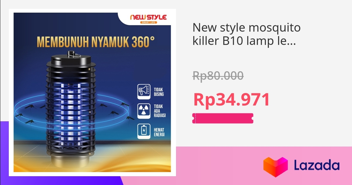 New Style Mosquito Killer B Lamp Led Perangkap Nyamuk Elektrik Alat