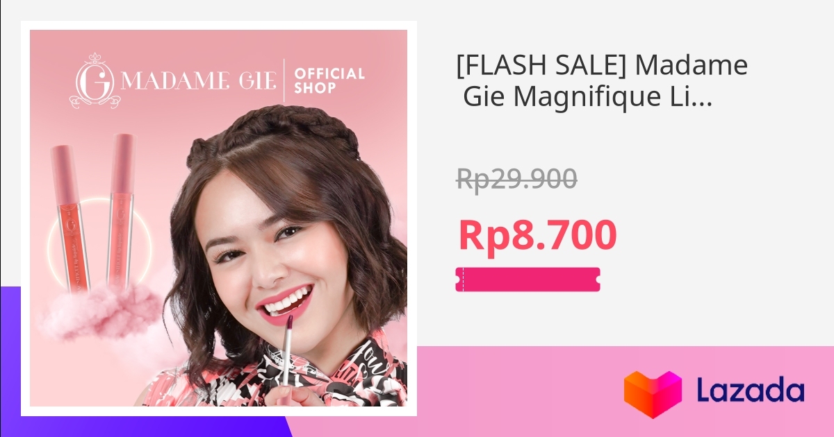 FLASH SALE Madame Gie Magnifique Lip Liquide Matte Nude Series