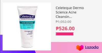 Celeteque Dermo Science Acne Cleansing Gel Ml