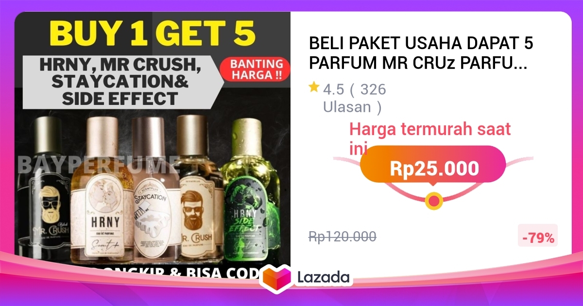 Beli Paket Usaha Dapat Parfum Mr Cruz Parfum Pemikat Wanita Parfum