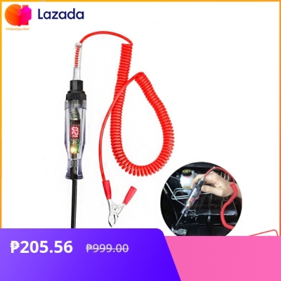 Automotive Buzzer Test Light 3 24V DC Digital LED Circuit Tester Heavy