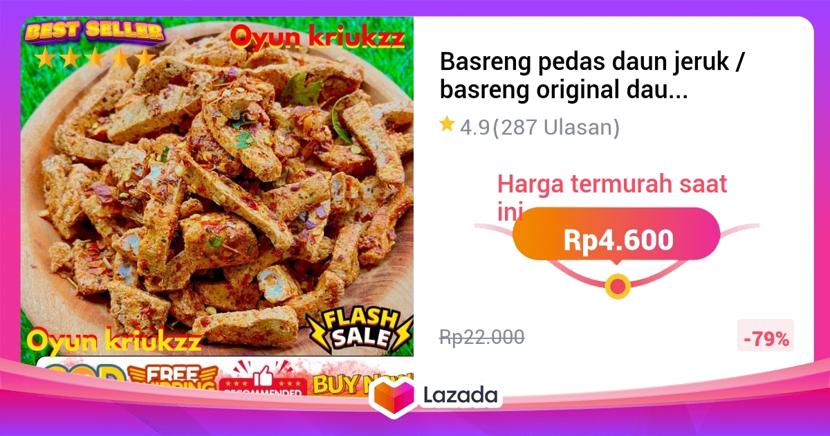 Basreng Pedas Daun Jeruk Basreng Original Daun Jeruk Basreng Viral