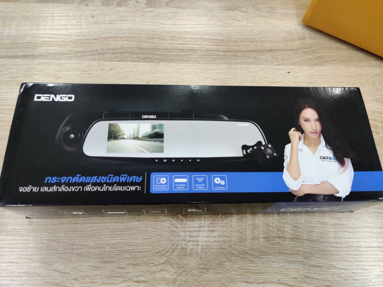 DENGO Auto Rover กล้องติดรถยนต์ 2 ถูกกว่า คุ้มกว่า จอด้านซ้าย+เลนส์กล้องขวา+กระจกตัดแสง 23 c2027bbc615036807aa87486562fff06