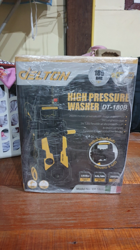 DELTON เครื่องฉีดน้ำแรงดันสูง 180 บาร์ 2600 วัตต์ 6 d738e1c25ee9a427dd3feb553e13992b