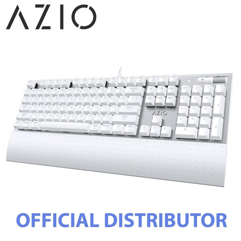 AZIO MK MAC Brown Switch Mechanical White Backlit Keyboard(For Mac OS)