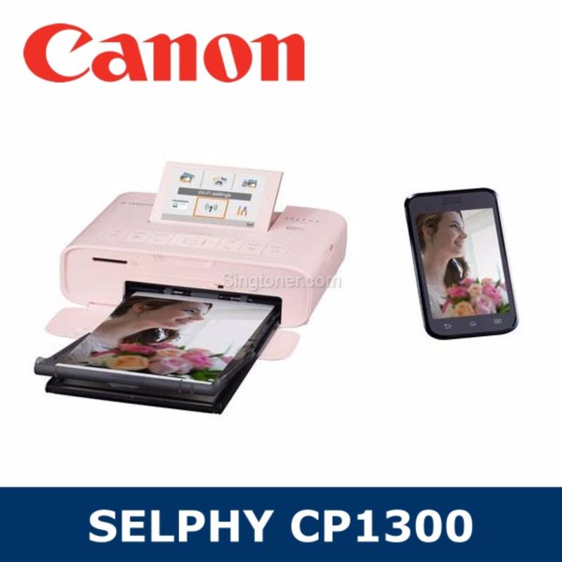 [Singapore Warranty] Canon SELPHY CP1300 Mobile Wi-Fi Printer With Variety of Print Functions - Pink Color Singapore