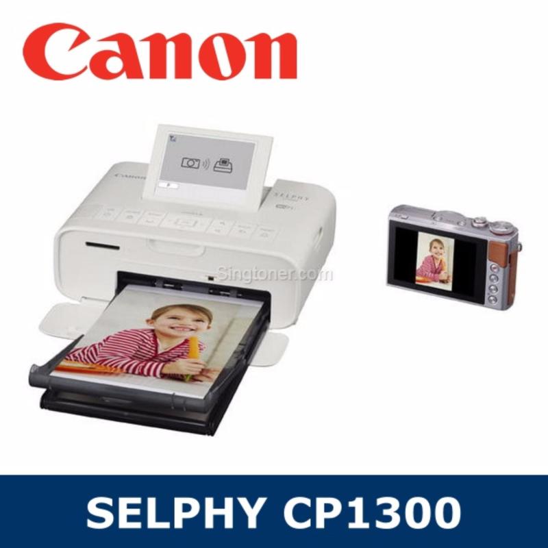 [Singapore Warranty] Canon SELPHY CP1300 Mobile Wi-Fi Printer With Variety of Print Functions - White Color Singapore