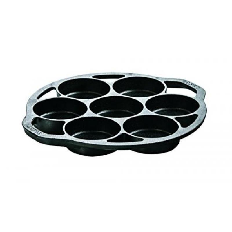 Lodge L7B3 Cast Iron Drop Biscuit Pan, Pre-Seasoned Singapore