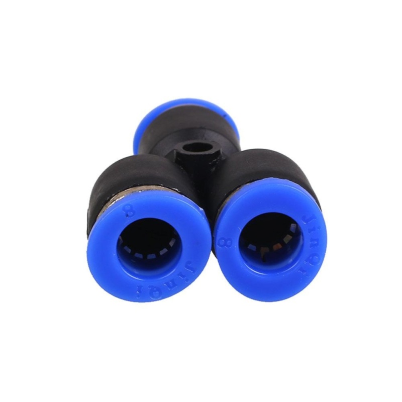 Pneumatic Equal Y Union Push Fittings Connector Home for Air/Water Hose Tube - intl