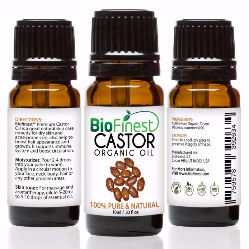 Buy Biofinest Castor Organic Oil (100% Pure Therapeutic Grade) 10ml Singapore