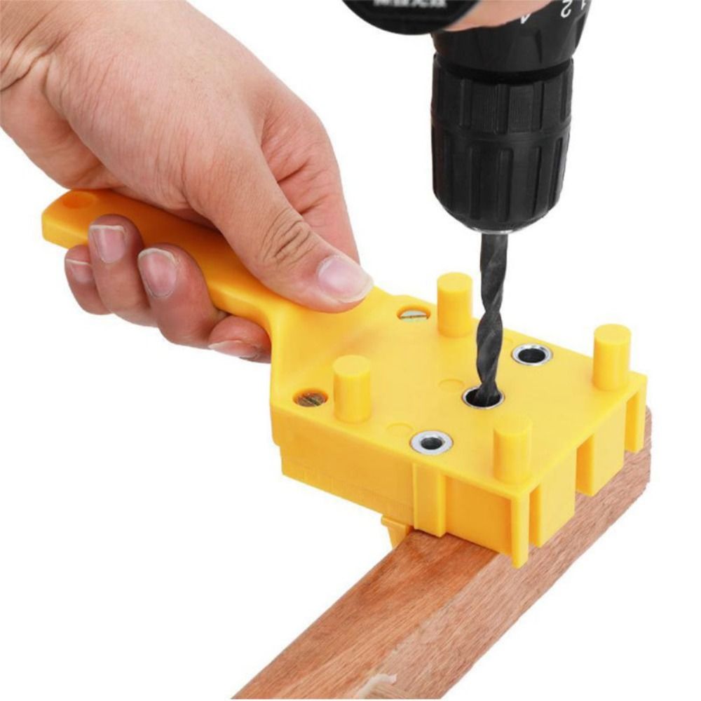 Handheld Woodworking Dowel Jig Doweling Hole Drill Guide