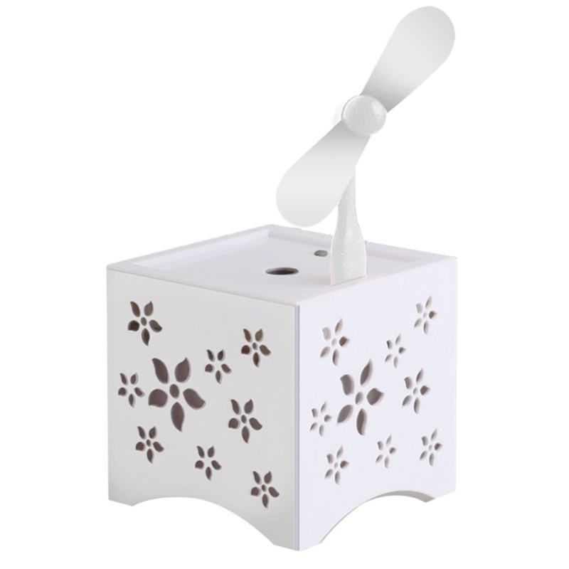 Electric Air Mist Maker USB Humidifier (White) (EXPORT) Singapore