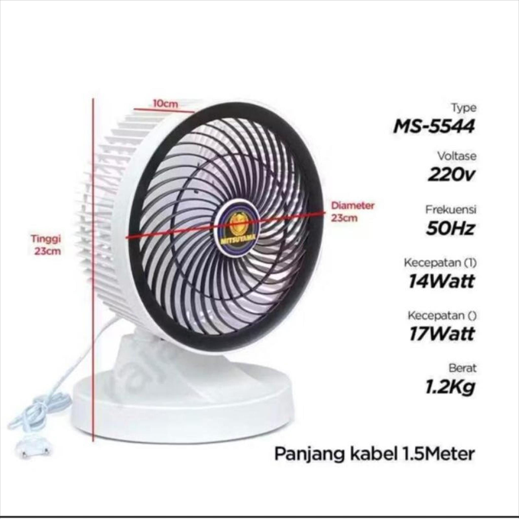 DESK FAN MITSUYAMA 9,5 INCH