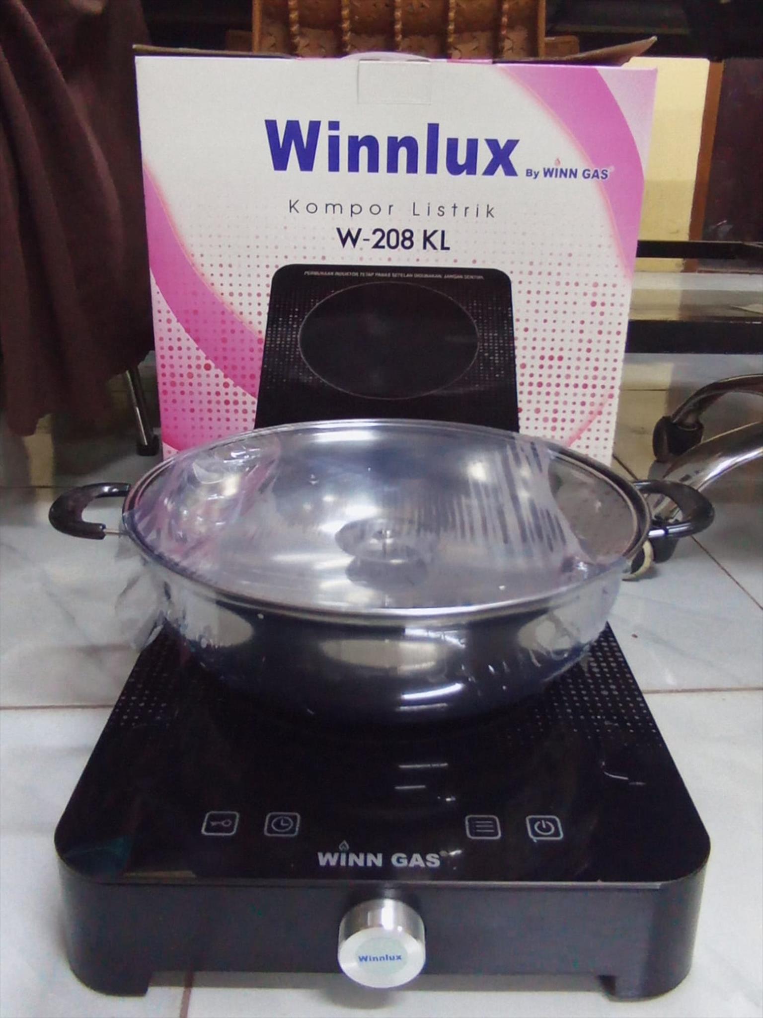 KOMPOR LISTRIK 1 TUNGKU WIN GAS W-208KL