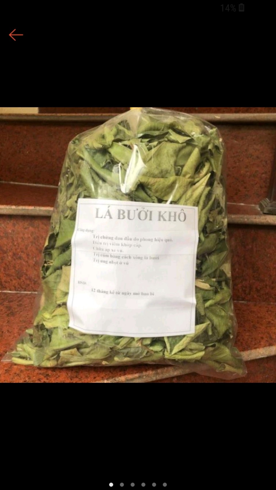 1 Ký lá bưởi khô, thơm, sạch