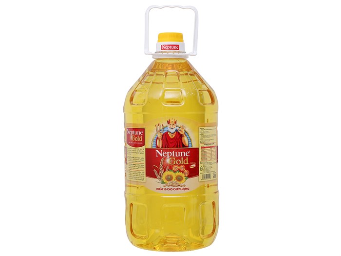 Dầu ăn cao cấp Neptune Gold can 5 lít