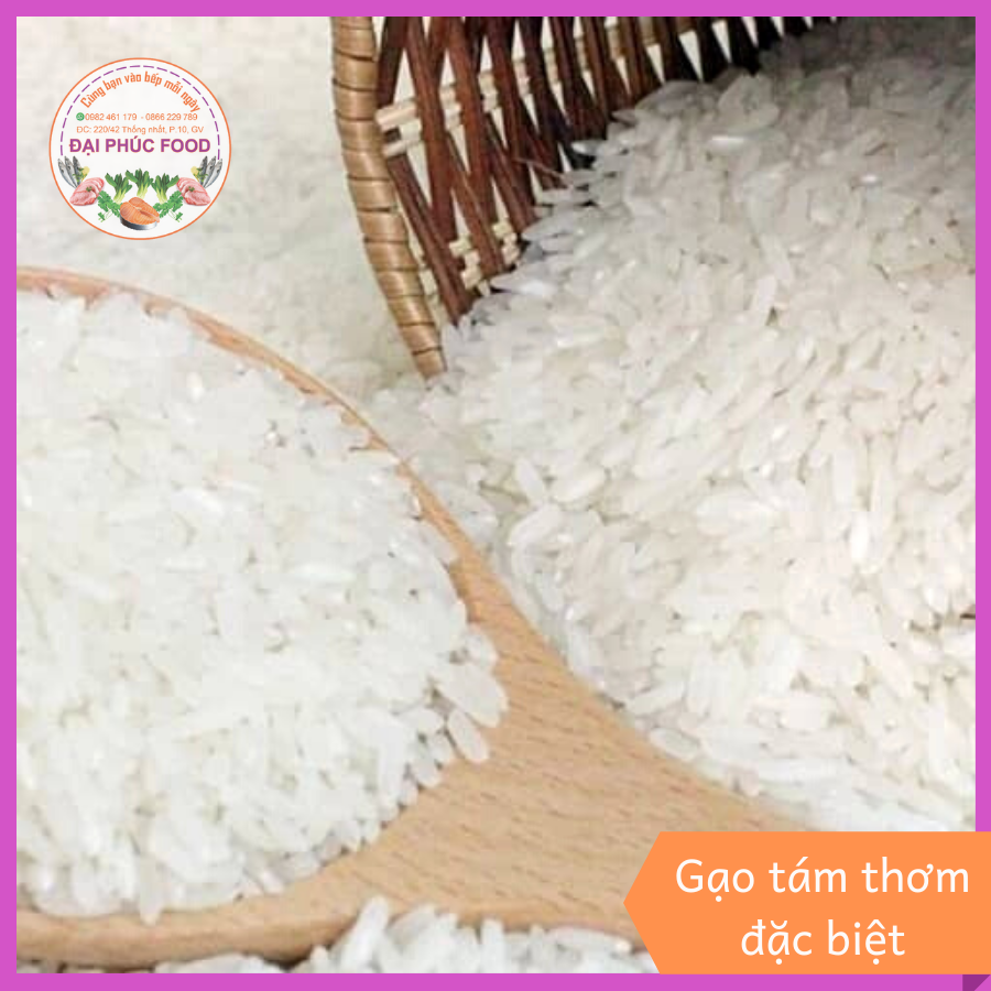 Gạo tám thơm đặc biệt bịch 5kg