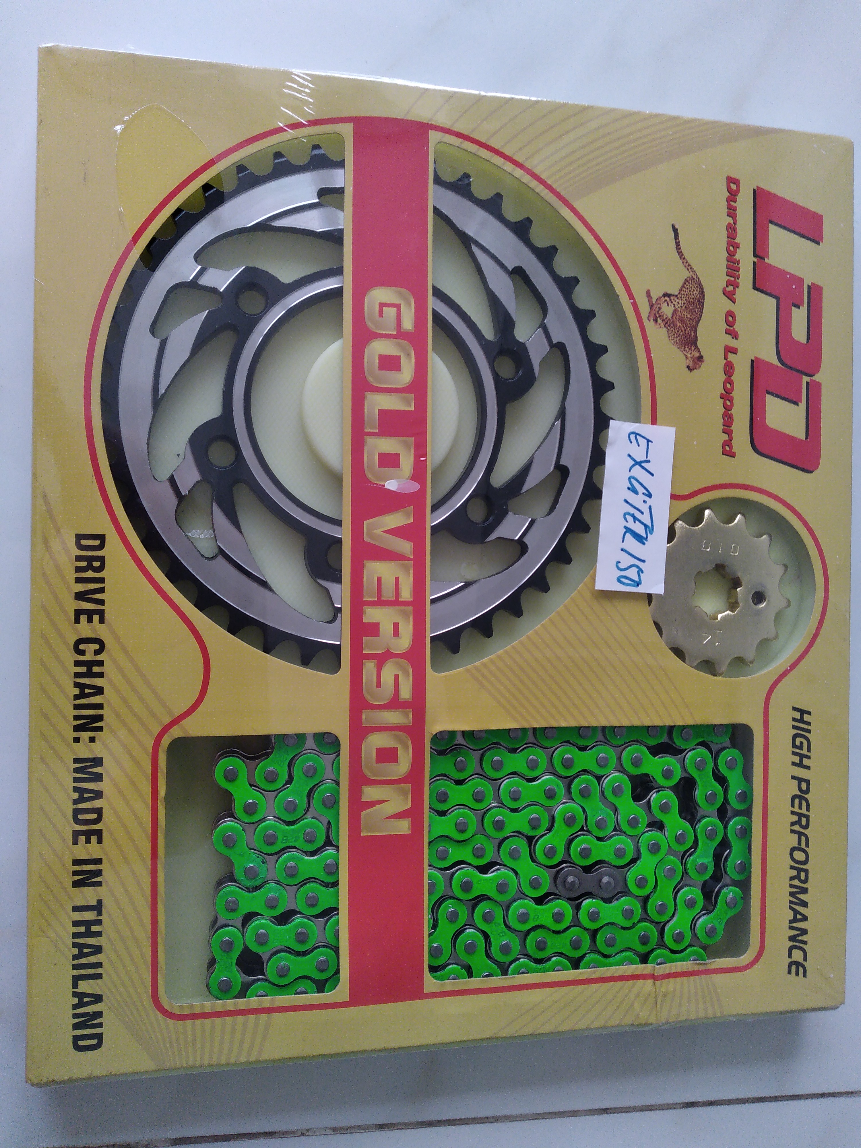 Bộ sên nhông dĩa exciter 150 hiệu LPD chính hãng Thái Lan