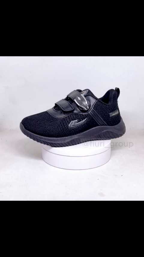FIURI - NEW ERA - MATILDA V 29-32 FULL HITAM - SEPATU SNEAKERS PEREKAT MAGNET KANVAS SOL KARET ANAK PEREMPUAN - SEPATU PEREKAT KETS FASHION TRENDY - SEPATU SEKOLAH TK SD KRETEKAN CEWEK KRETEKAN MURAH PROMO DISKON BONUS