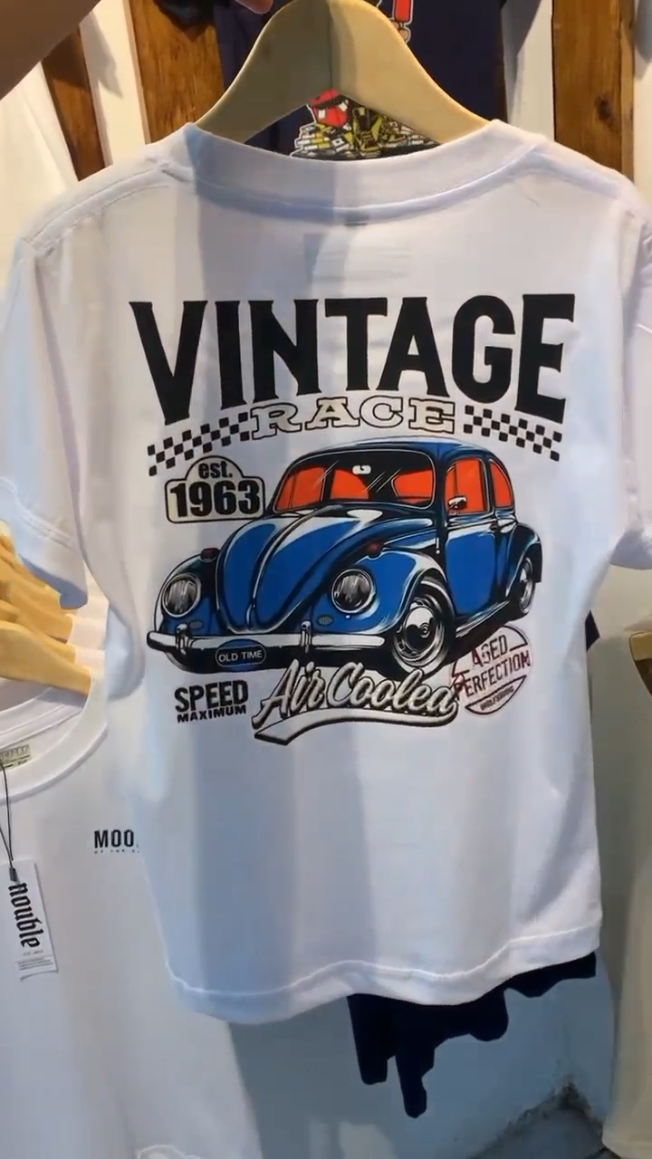 NOUBLE (DISTRO) Baju Kaos Anak Cowok/Cewek Umur 2-13tahun VINTAGE Bahan Cotton Combed/Baju Kaos Anak Lengan Pendek/Baju Anak/Kaos Anak/Pakaian nak Laki Laki Atasan