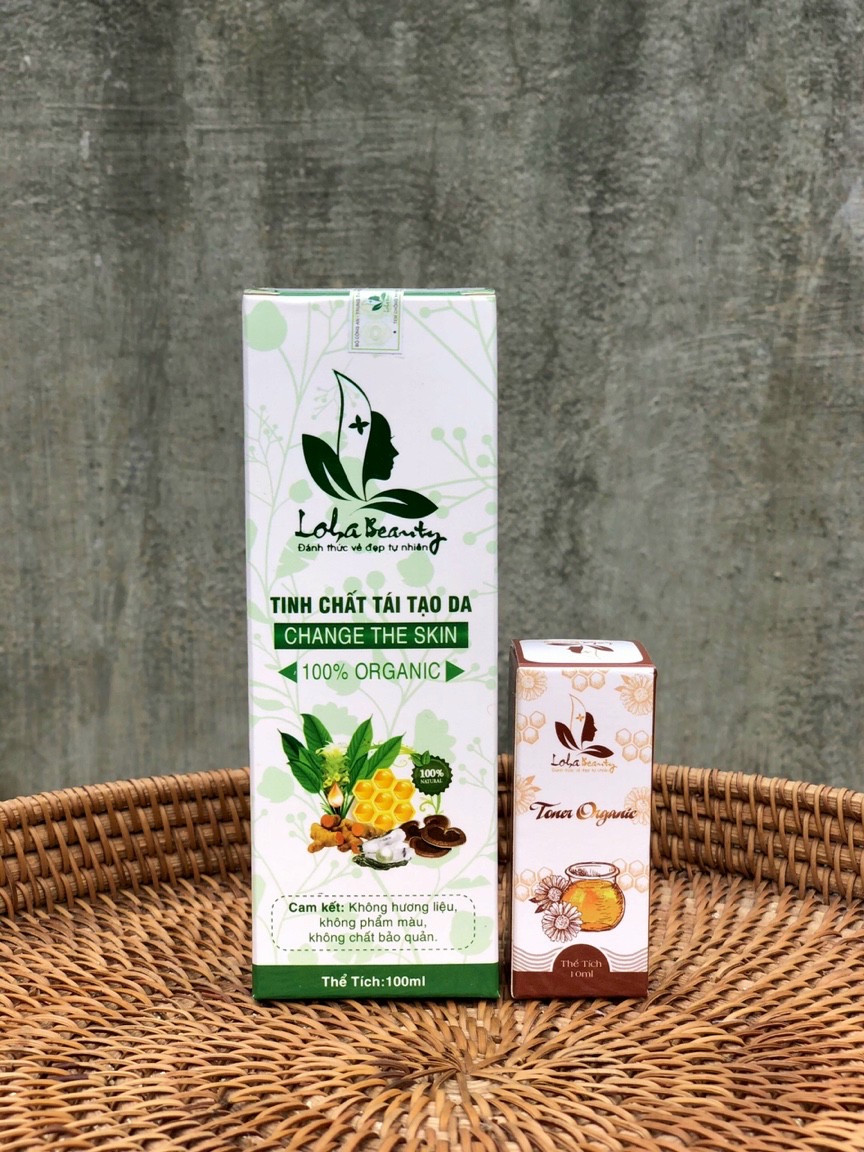 Tinh chất tái tạo da loha 100ml tặng toner
