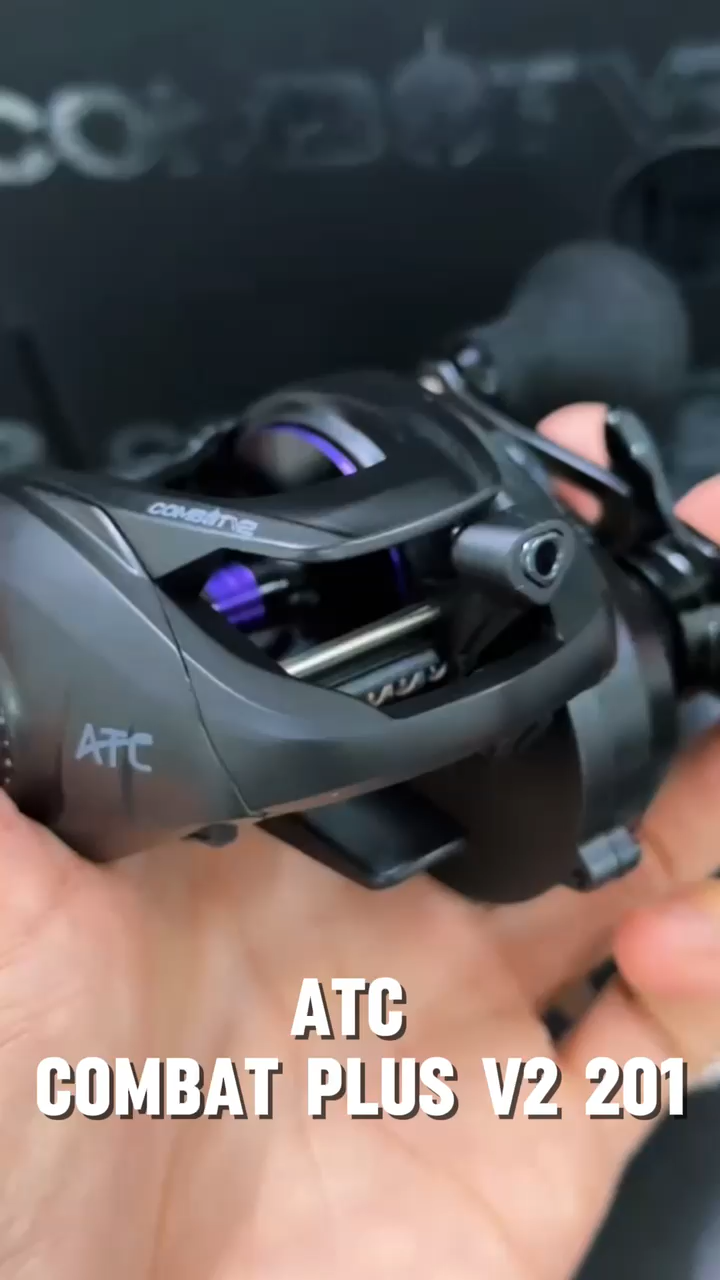 atc baitcaster reel Tiny Baitcast Black Clam Pack consistent dragpower ATC Combat CF Baitcast Reel