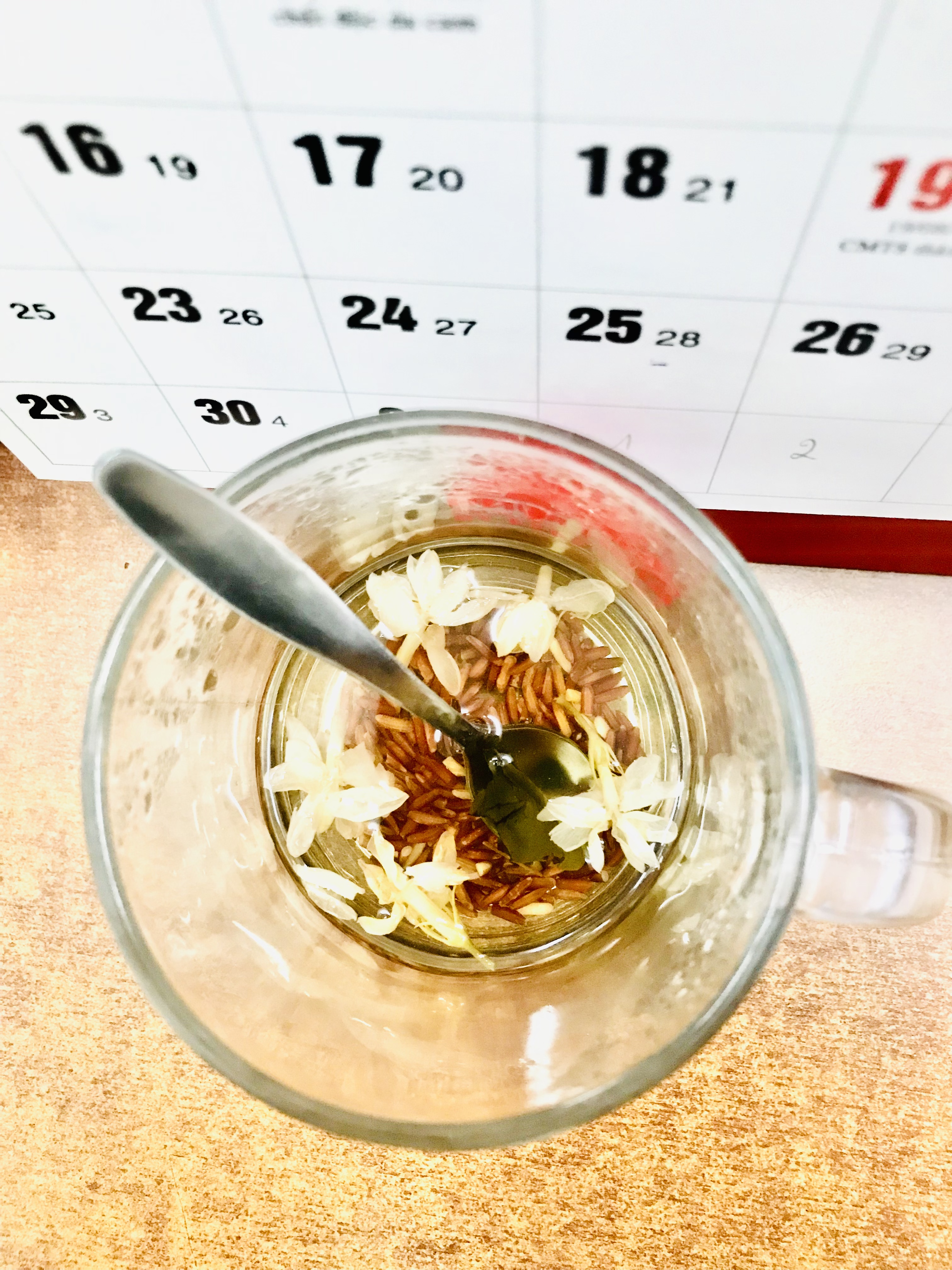 Trà ngũ cốc tâm sen