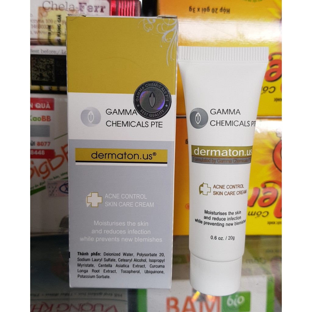 Kem / Gel bôi giảm mụn, liền sẹo Dermaton Us 20g