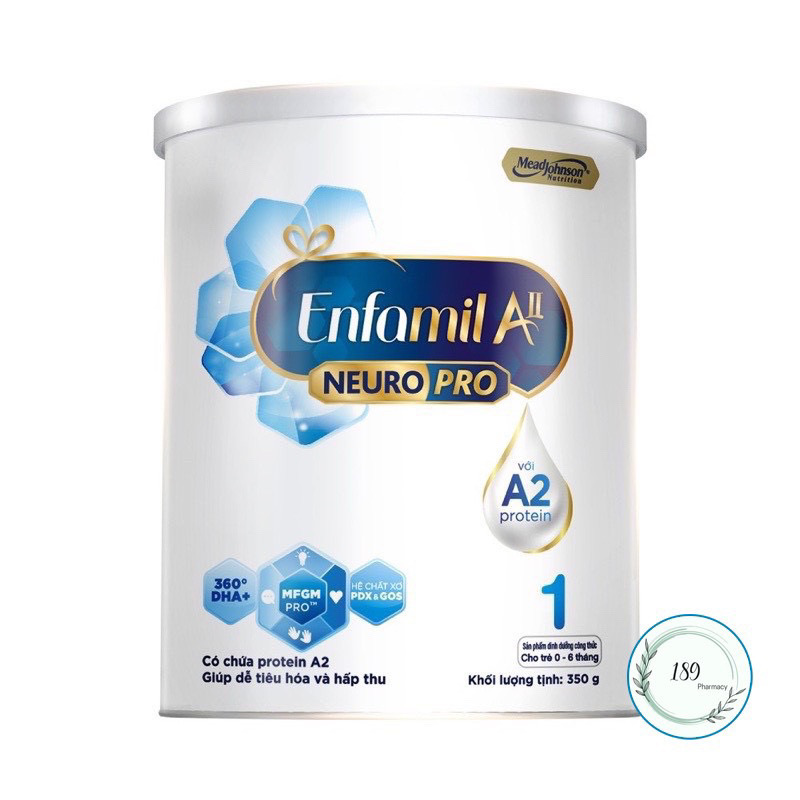 Sữa bột Enfamil A2 Neuropro 1 Cho trẻ từ 0-6 tháng tuổi 350g