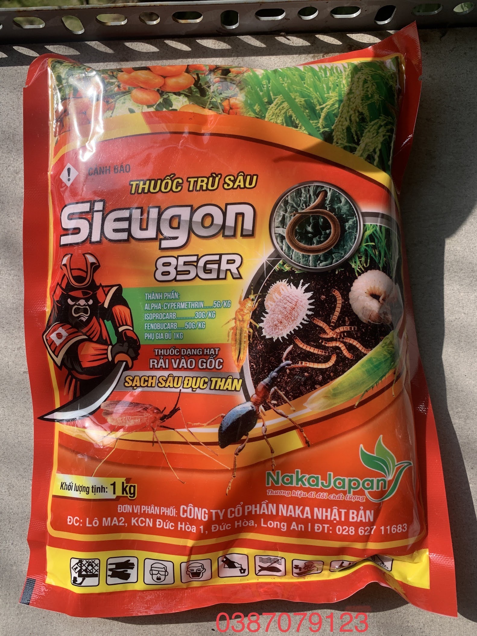 Sieugon 85Gr 1kg: Chuyên đuông dừa, kiến, dế, sâu đục thân, tuyến trùng