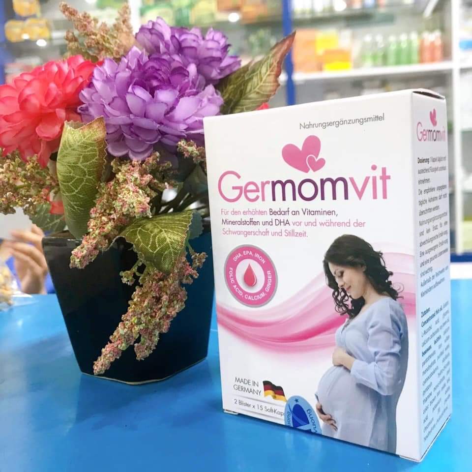Viên uống bổ sung vitamin, khoáng chất và sắt cho bà bầu Germomvit