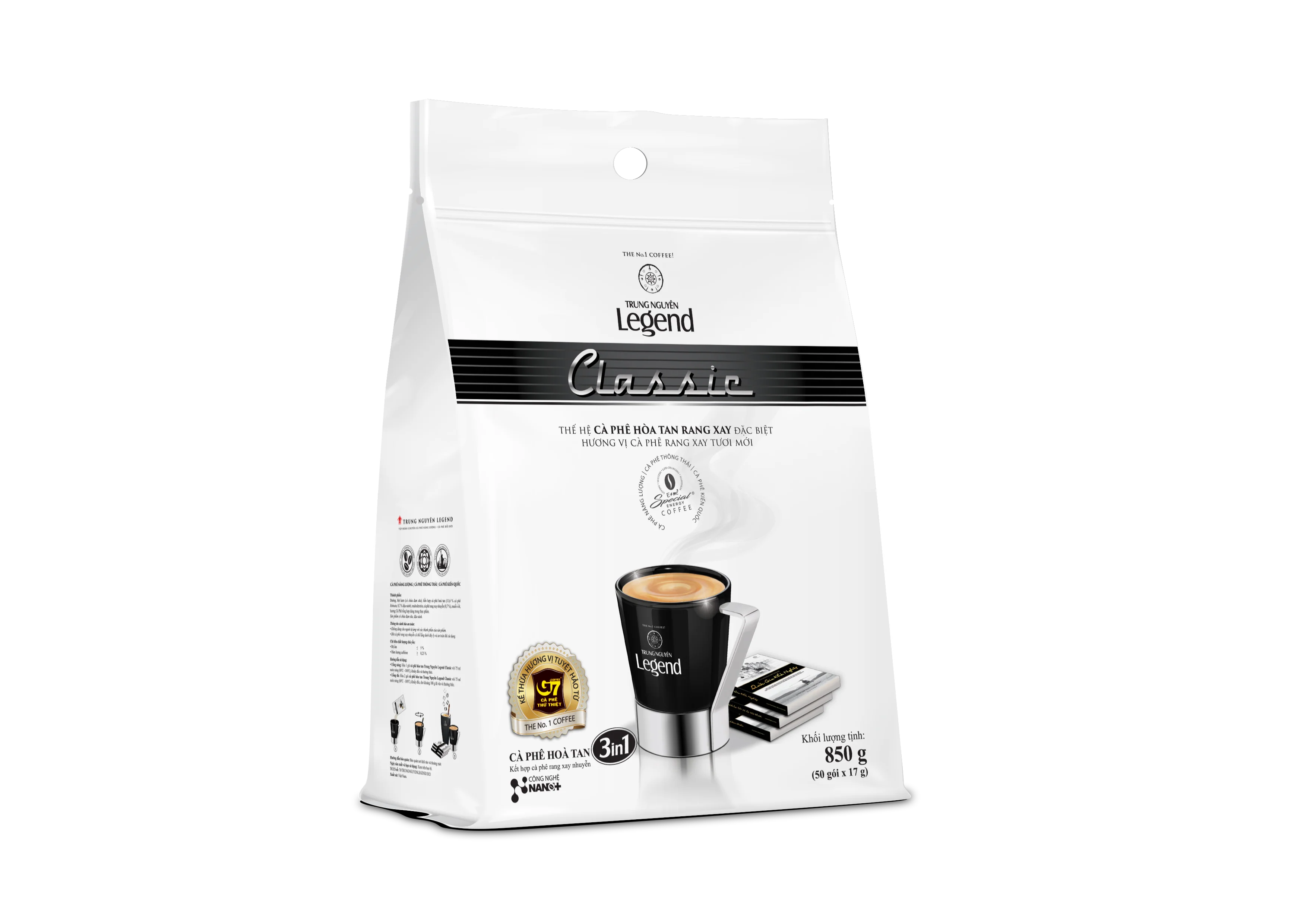 กาแฟสำเร็จรูป 3 in 1 Legend Classic ถุงใหญ่ ของแท้จากเวียดนาม ราคา 330 บาท*ส่งฟรี