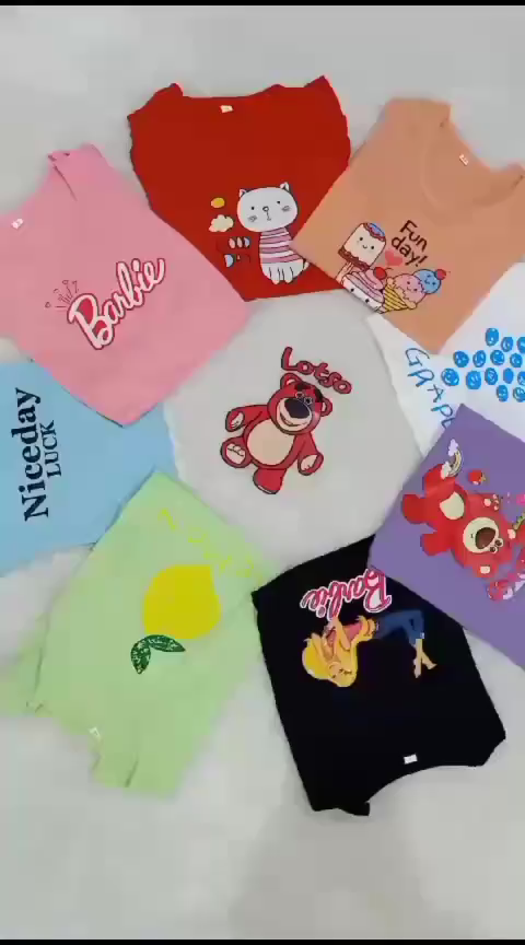 Ruffle Tee Kaos Atasan Anak Perempuan Edisi Agustusan