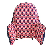 Nệm đệm tấm lót có túi khí dành cho ghế ăn dặm IKEA ANTILOP táo đỏ xám