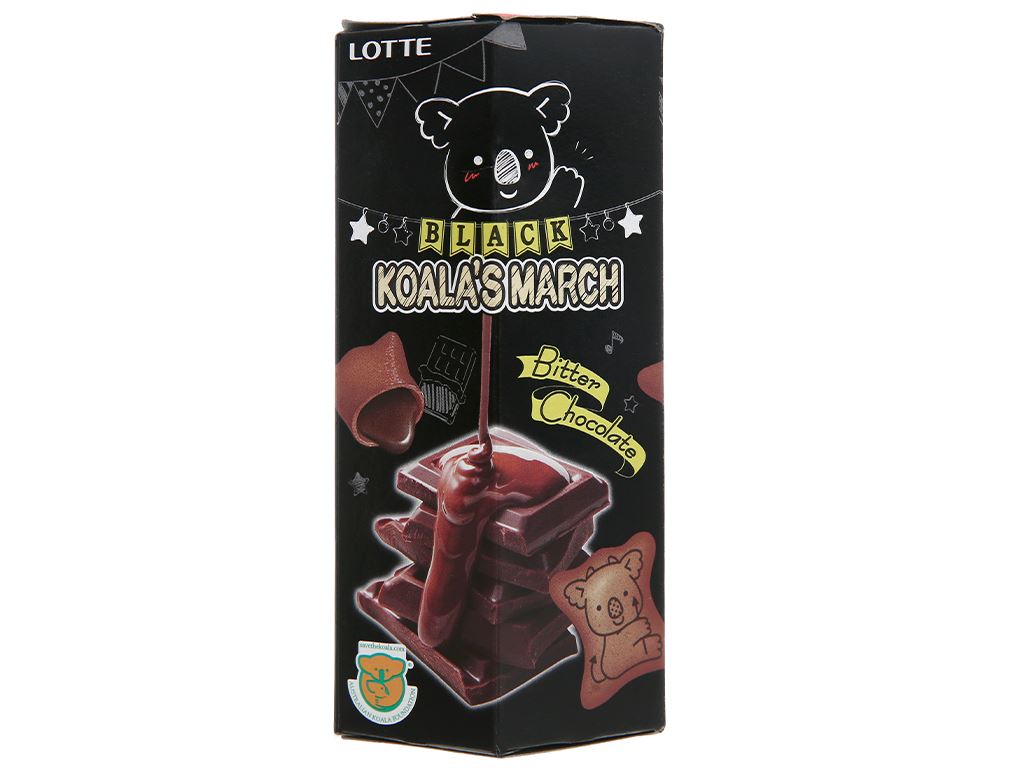 Bánh gấu vỏ và nhân socola Lotte Koala's March hộp 37g