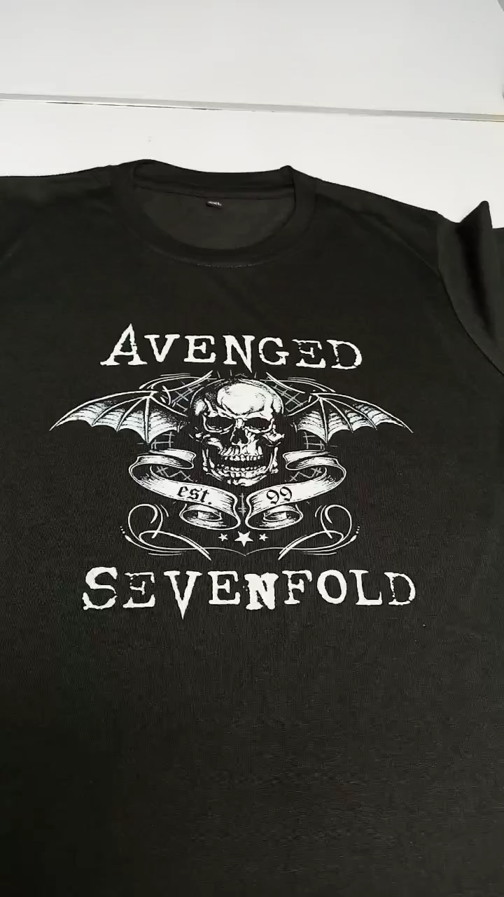 ( Kaos Anak ) Monstahopkids Kaos Anak Laki-Laki Perempuan Motif BAND MUSIK AVENGEN SEVENFOLD Bahan 24s