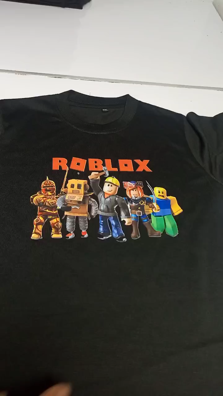 ( Kaos Anak ) Monstahopkids Kaos Anak Laki-Laki Perempuan Motif ROBLOX GRUP MERAH Bahan 24s