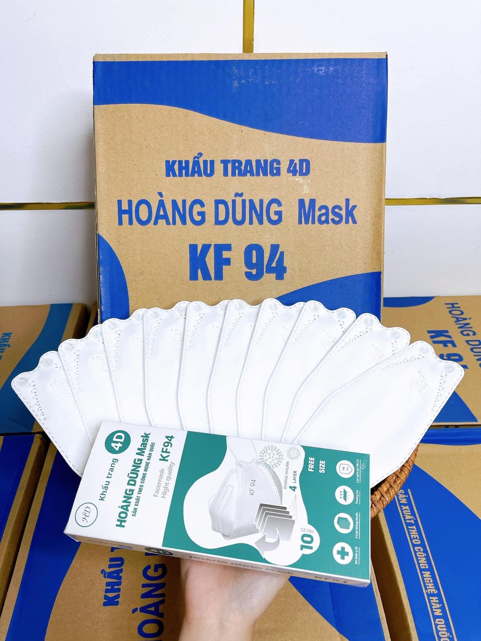 Set 10 túi khẩu trang 4d hoàng dũng mask/an tâm mask