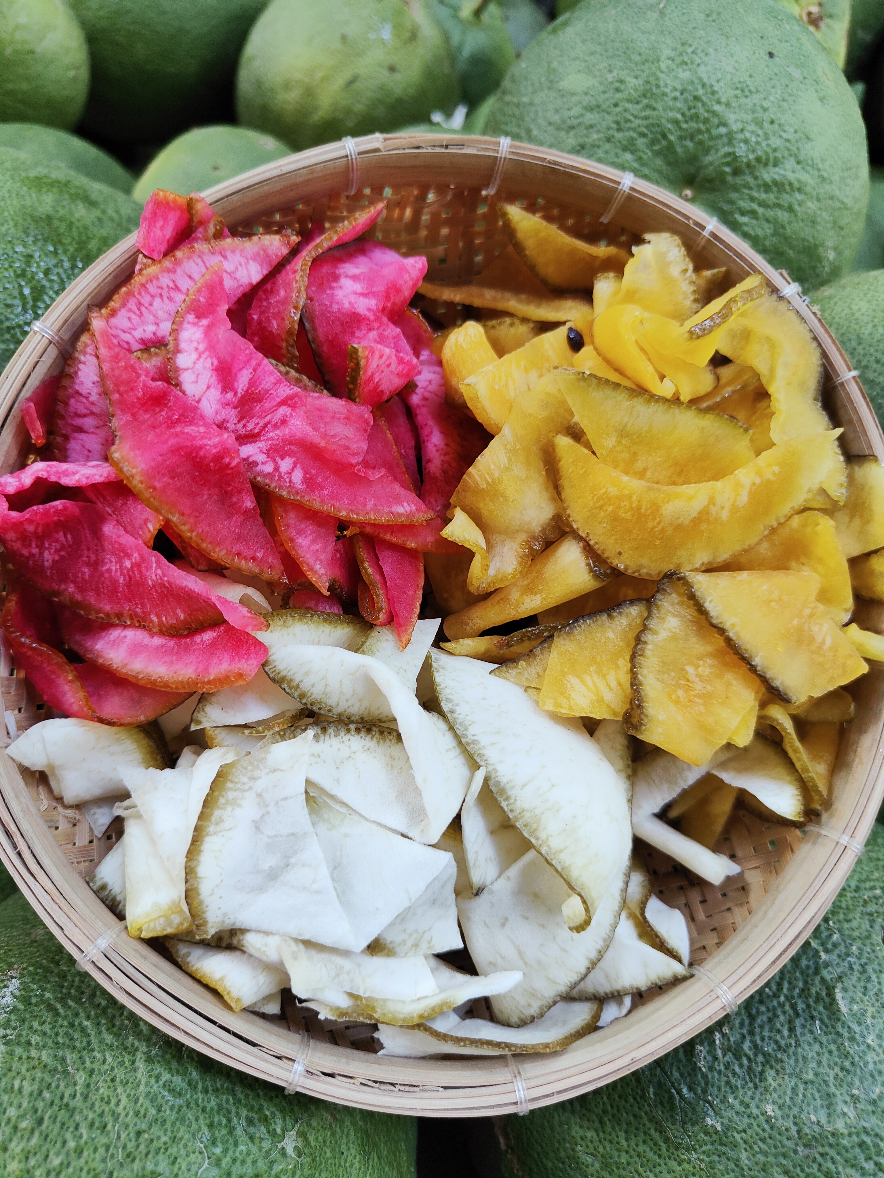 Vỏ bưởi sấy dẻo mix vị