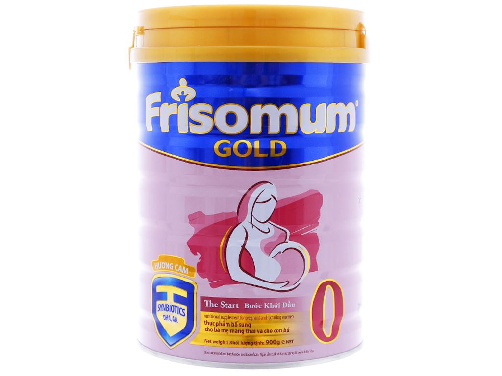 Sữa bột Frisomum Gold hương cam lon 900g