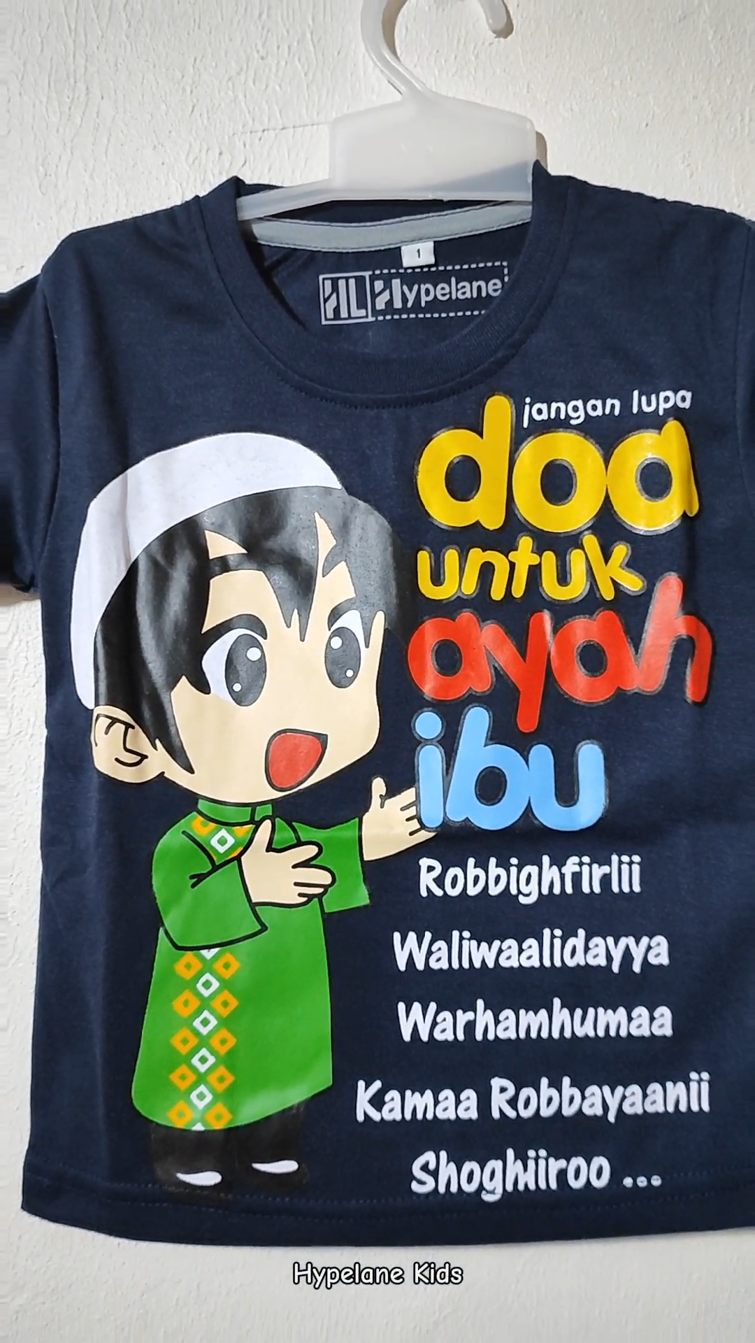 Baju Kaos Anak Laki Laki Karakter Cowo Muslim Lucu Import 1 - 10 Tahun - Hypelane Kids