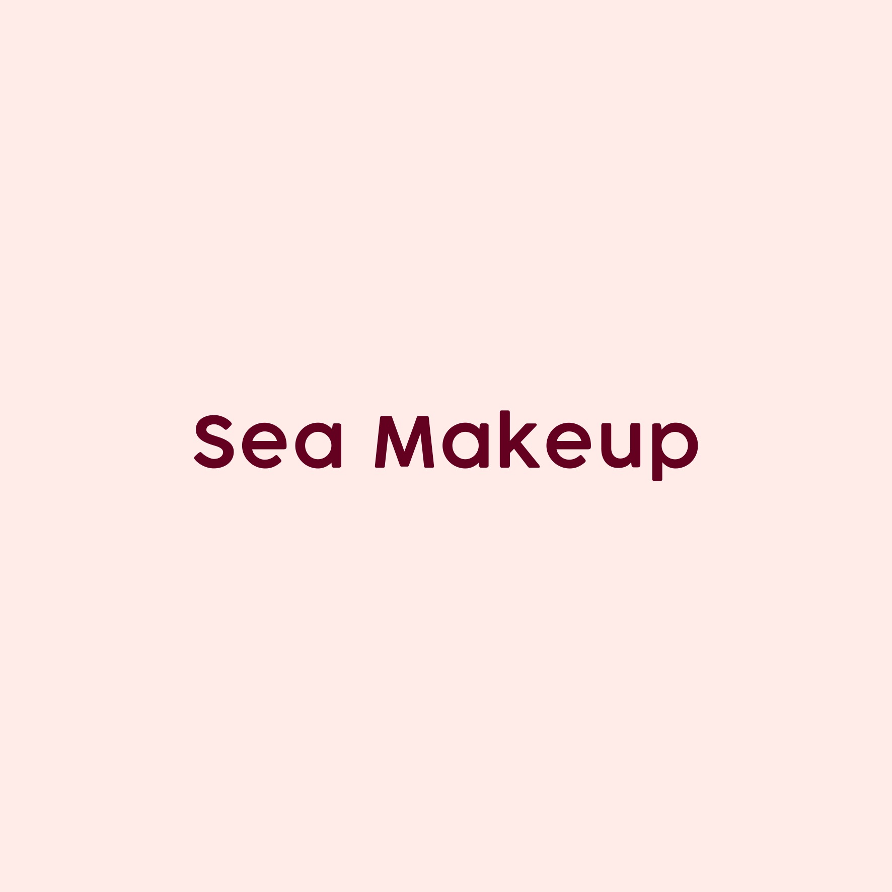 Sea Makeup